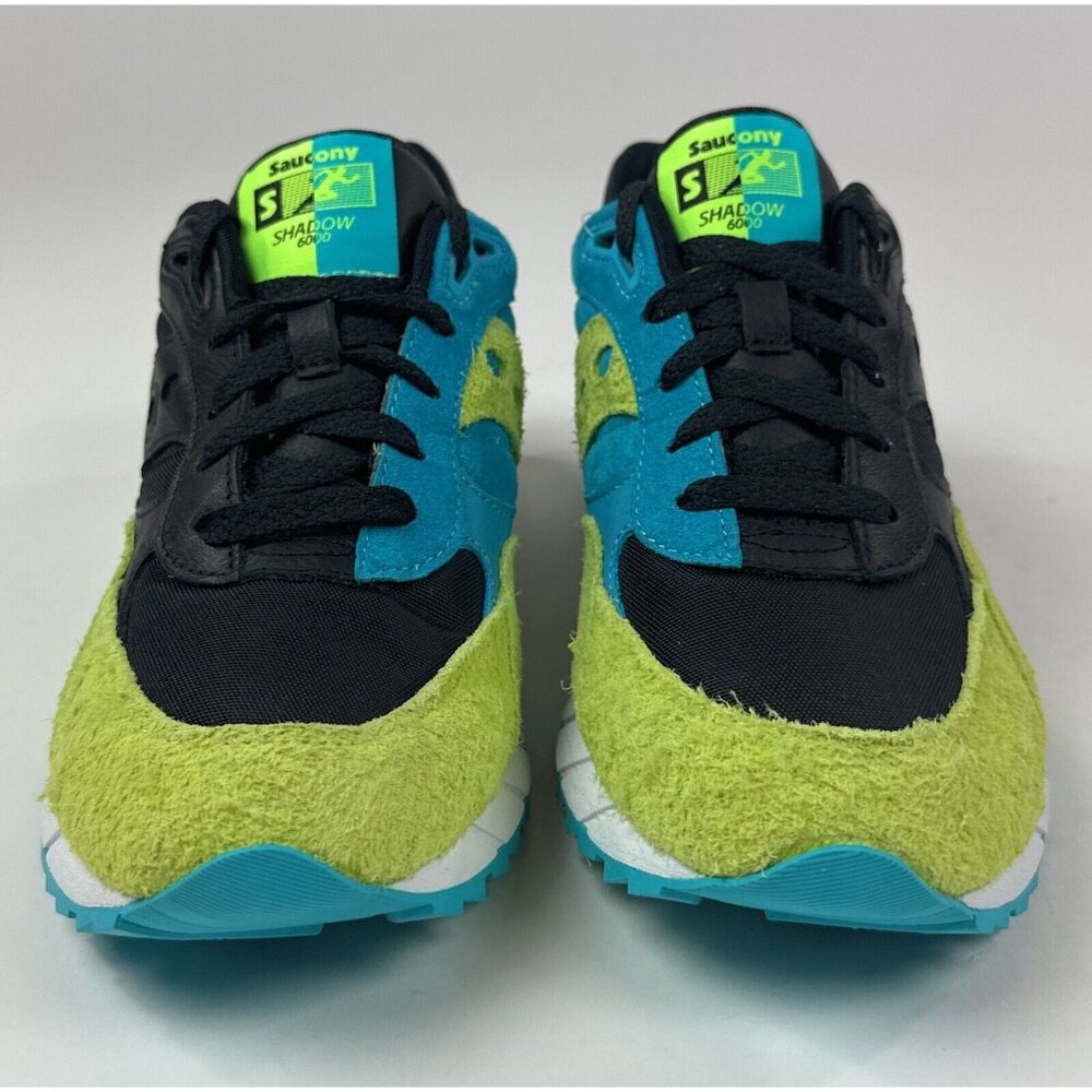 Saucony Originals Shadow 6000 Split Mens 8.5 Yellow Blue Running Shoes S70751-1 - Picture 4 of 9